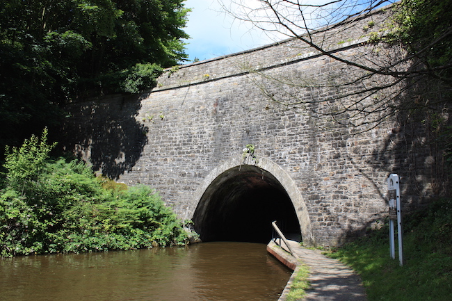 The entrance to Chirk tunnel